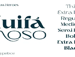 Muifamoso Demo font