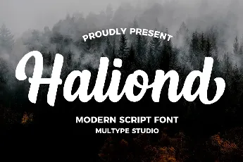 Haliond font