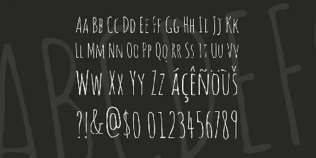 Amatic font