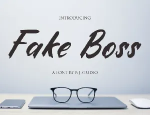 Fake Boss font