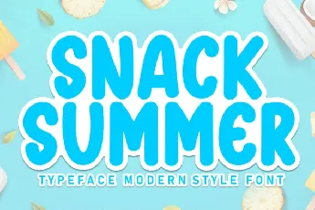 Snack Summer Display font