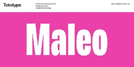 Maleo Family font