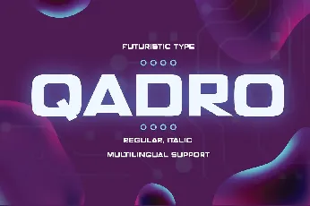 Quadro font