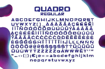 Quadro font