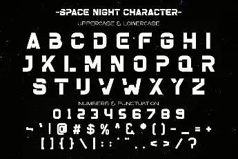 Space Night font