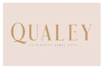 Qualey Elegant Serif font