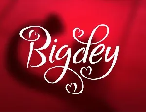 Bigdey font