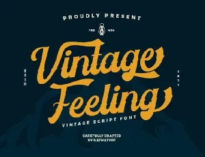 Vintage Feeling font