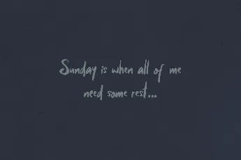 Sunday Mood font