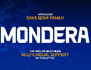 MONDERA font