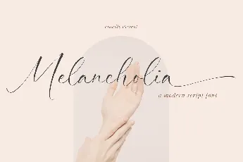 Melancholia font