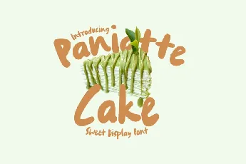 Paniatte Cake font