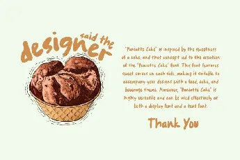 Paniatte Cake font