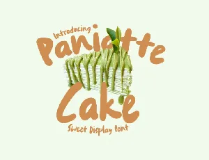 Paniatte Cake font