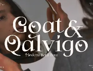 Goat _ Qalvigo font