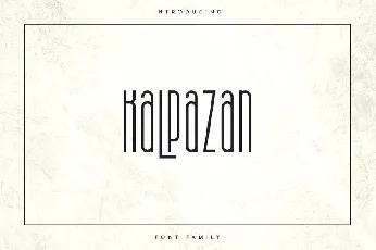 Kalpazan Sans Serif font