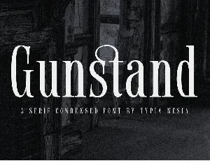 Gunstand font