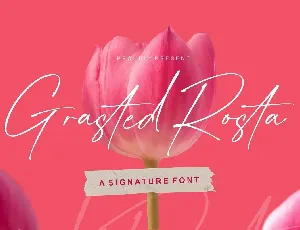 Grasted Rosta font