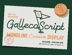 Galleco Script Demo font