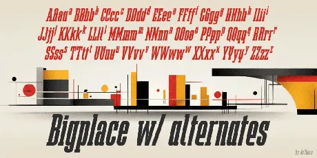 Bigplace font