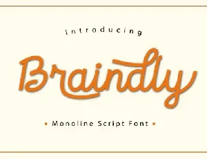 Braindly font