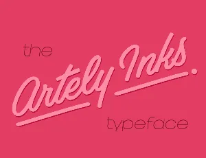 Artely Inks PERSONAL USE font