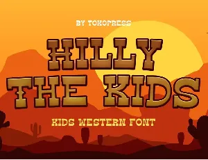 Hilly The Kids font