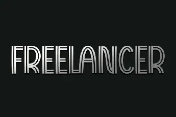 Freelancer Display font