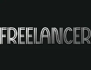 Freelancer Display font