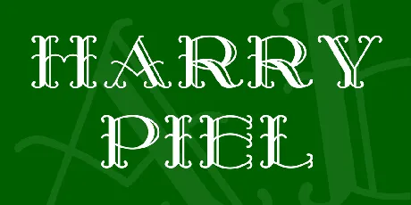 Harry Piel font