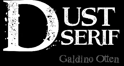 Dust Serif font