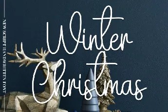 Winter Christmas Script font