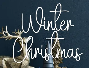 Winter Christmas Script font