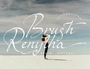 Brush Renytha font