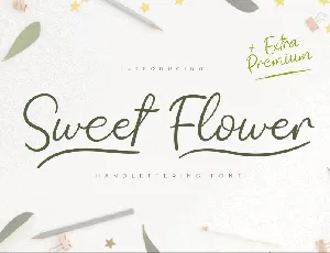 Sweet Flower Script font