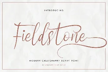 Fieldstone font