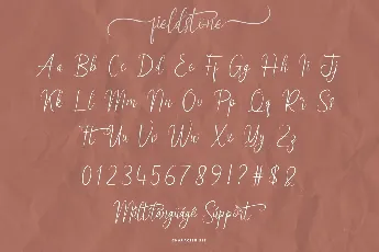 Fieldstone font