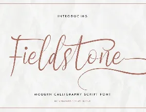 Fieldstone font