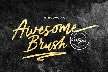 Awesome Script Typeface font