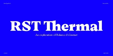 Thermal Family font