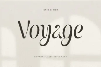 Voyage font