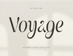 Voyage font