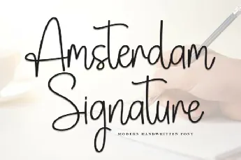 Amsterdam Signature font