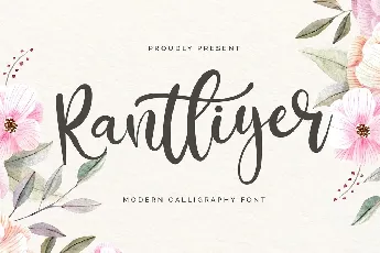 Rantliyer Calligraphy Script font