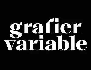 Grafier Serif Family font