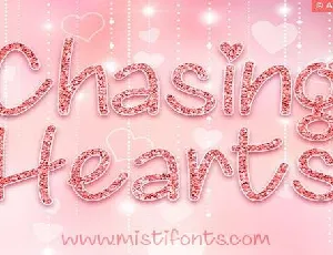 Chasing Hearts font