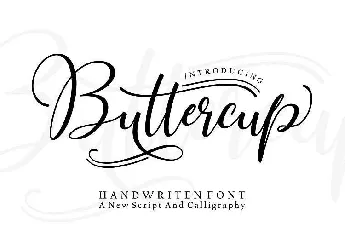 Buttercup Handwritten Free font