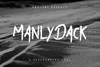 Manly Dack Demo font