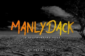 Manly Dack Demo font