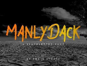 Manly Dack Demo font